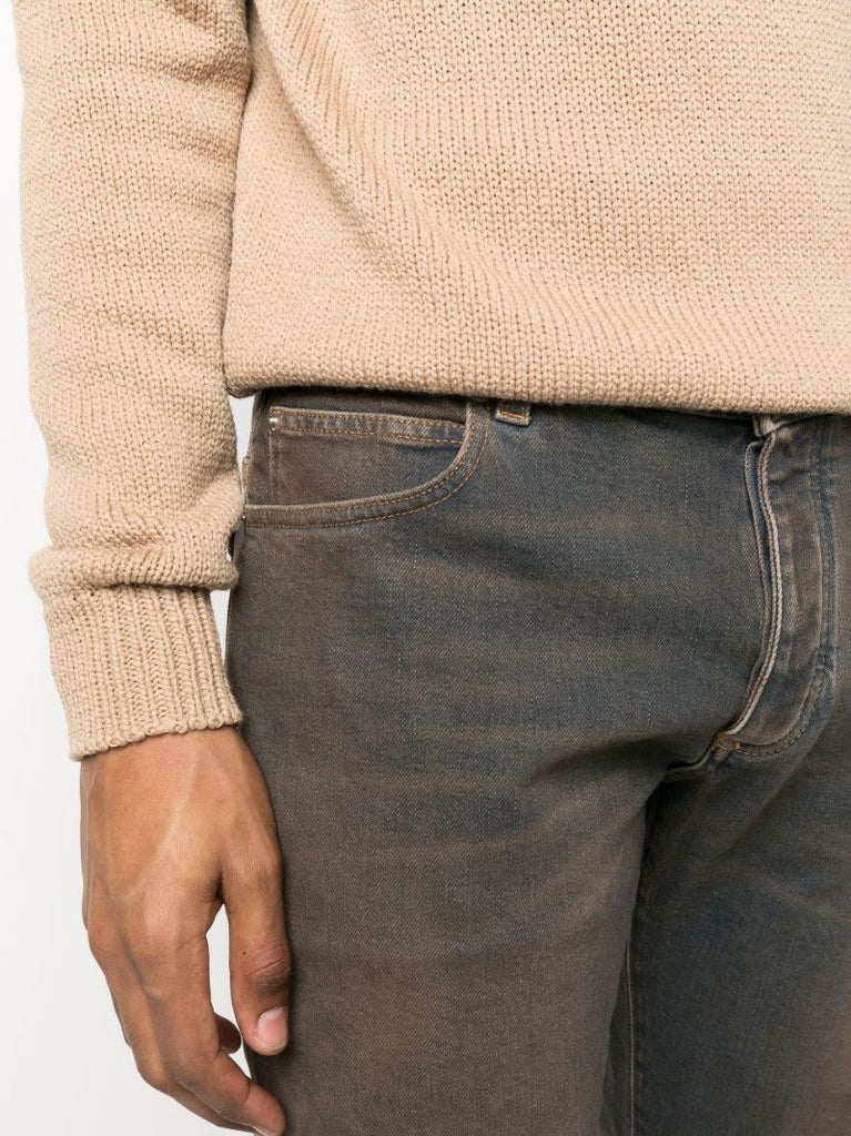 Black Slim-leg Jeans