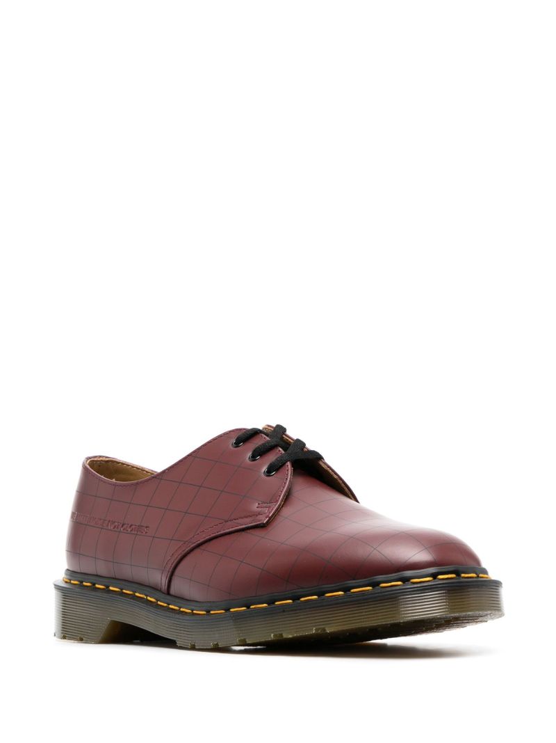 X Undercover Red 1461 Leather Derby Shoes