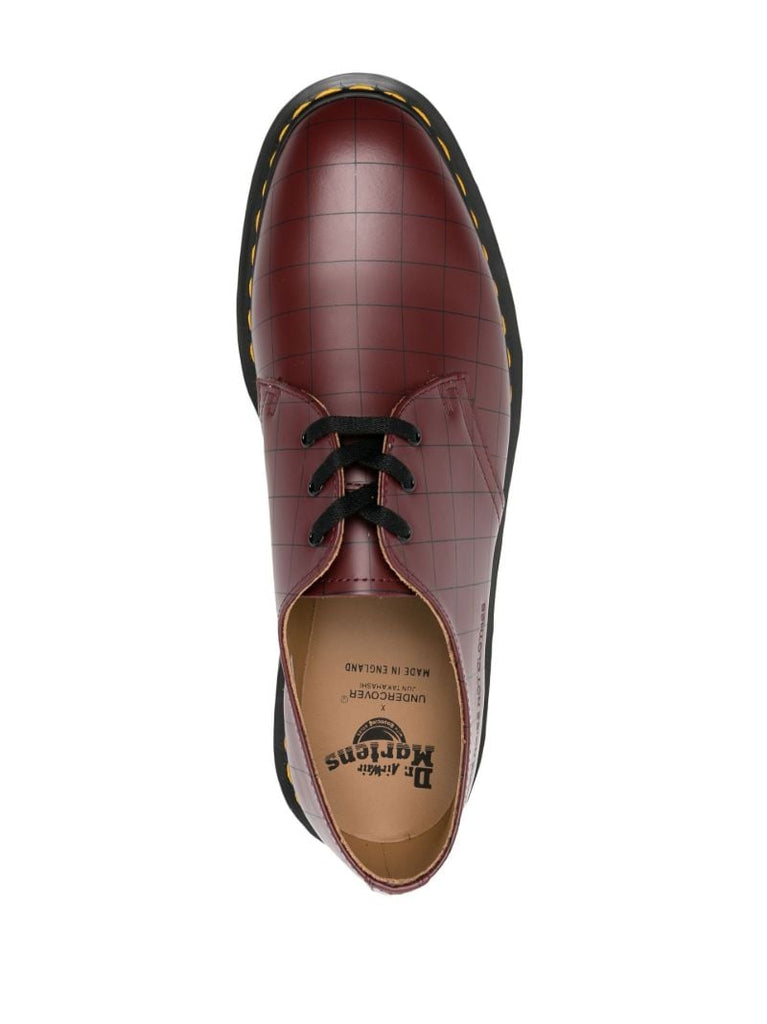 X Undercover Red 1461 Leather Derby Shoes