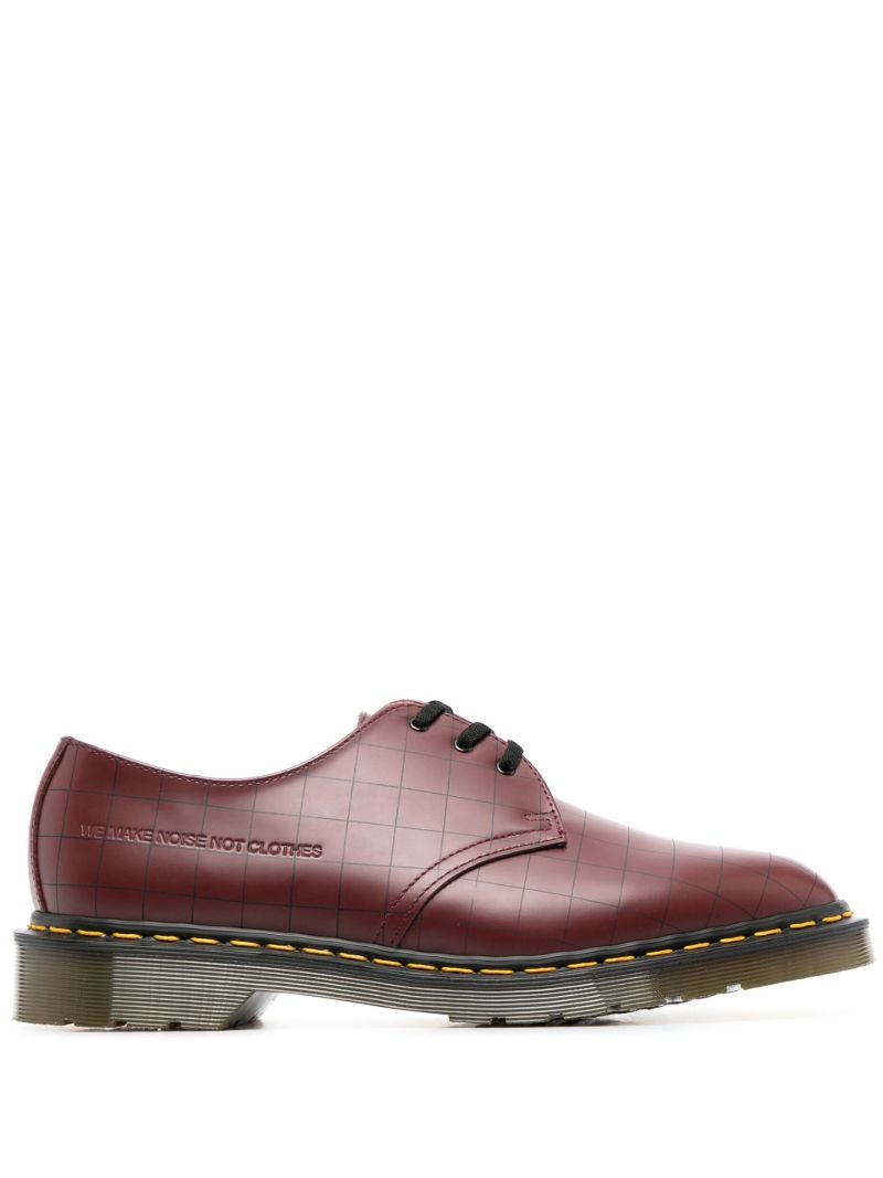 X Undercover Red 1461 Leather Derby Shoes