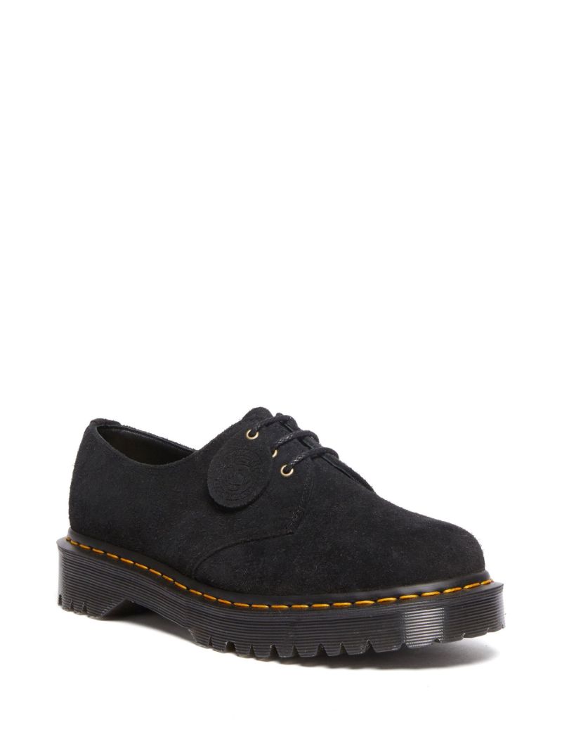 Black Lace Up Derby Shoes