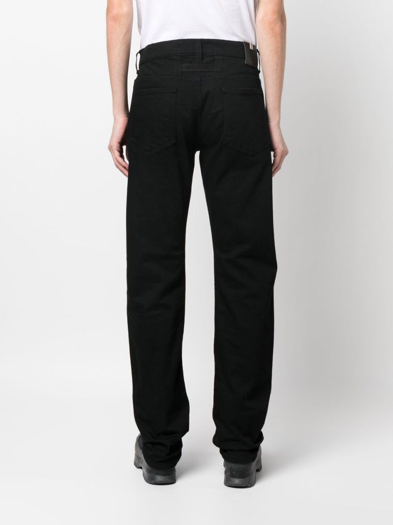 Black Buckle Detail Jeans