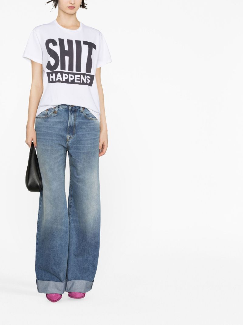 White Shit Happens T-shirt