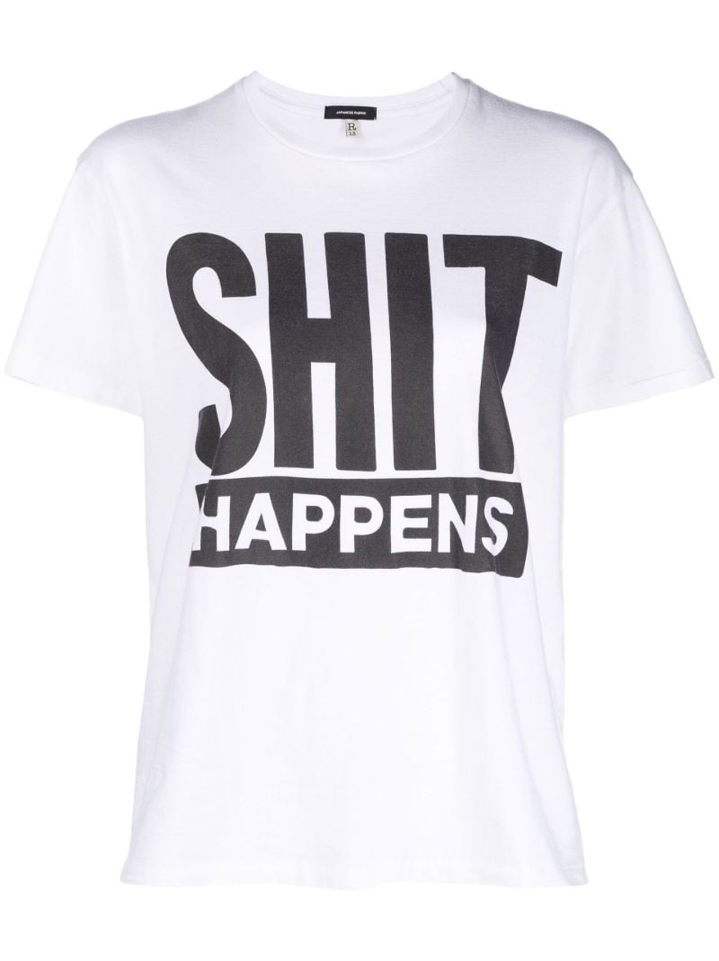 White Shit Happens T-shirt