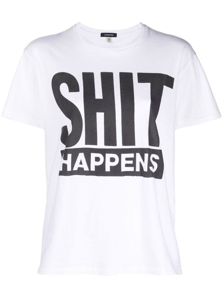 White Shit Happens T-shirt