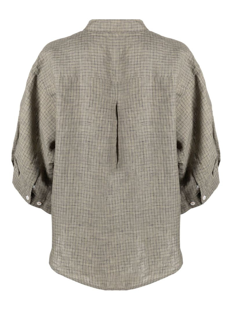 Neutral 03 Check Linen Pyjamas