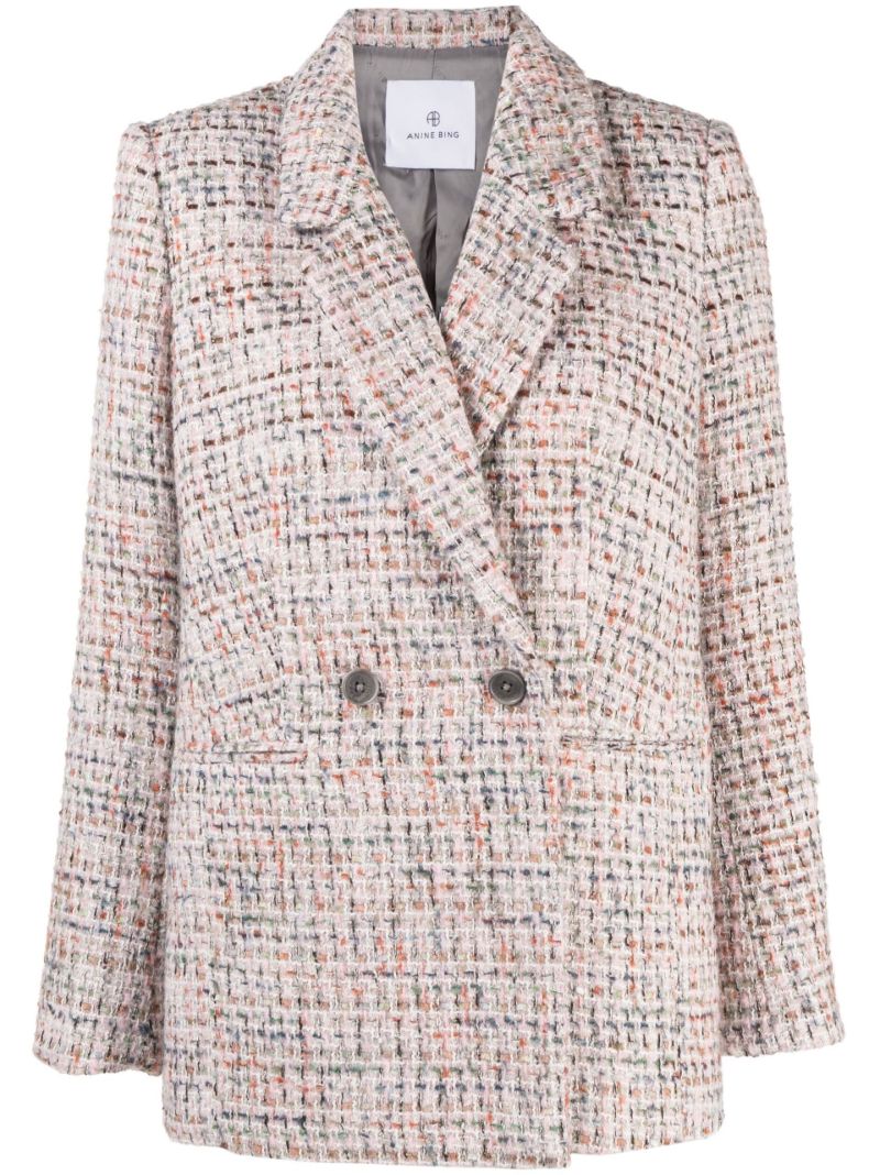 Multicolour Diana Tweed Double-breasted Blazer