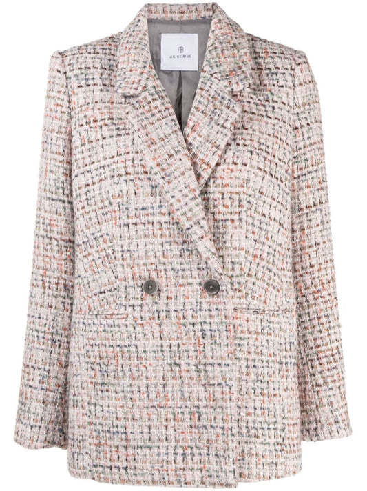 Multicolour Diana Tweed Double-breasted Blazer