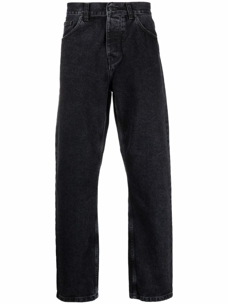 Black Newel Straight-leg Jeans