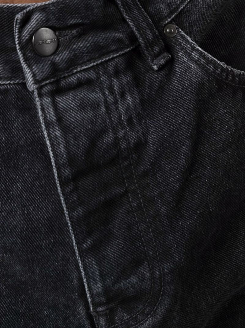 Black Newel Straight-leg Jeans
