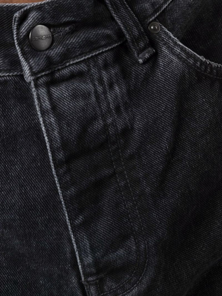 Black Newel Straight-leg Jeans