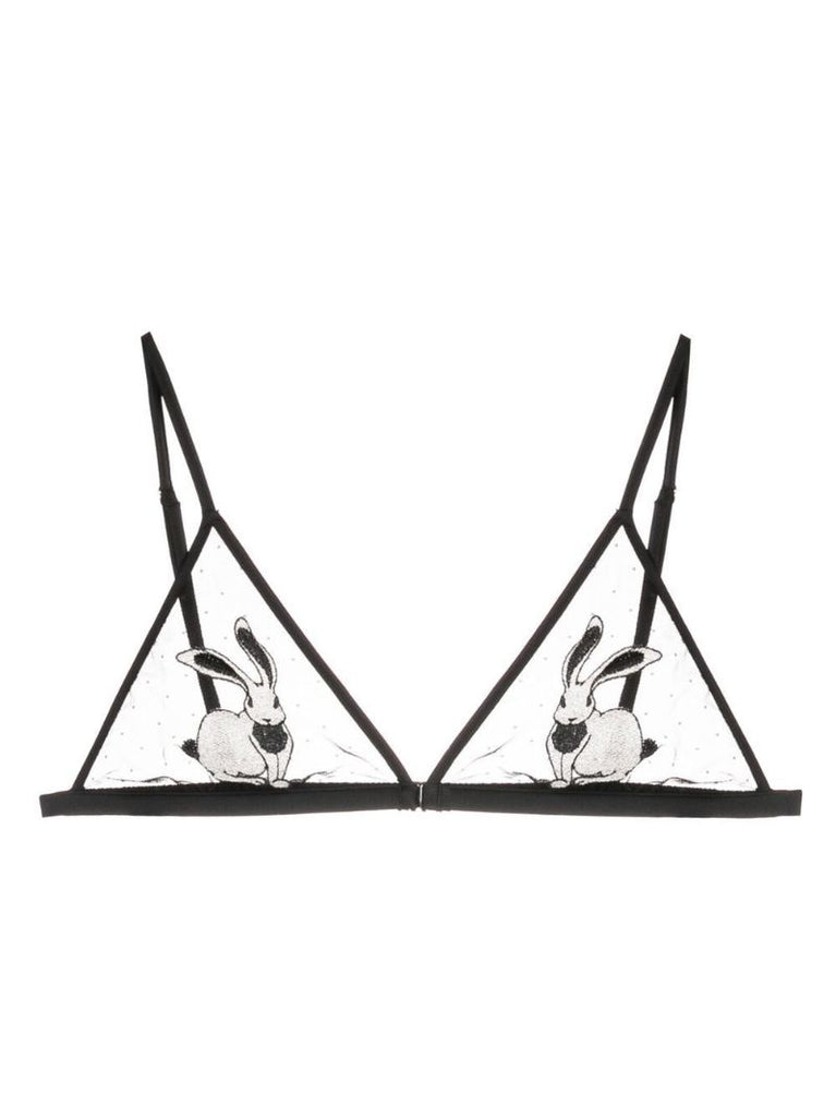Black Year of the Rabbit Bra