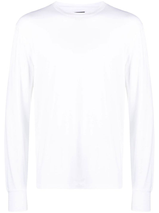 White Long Sleeved Top