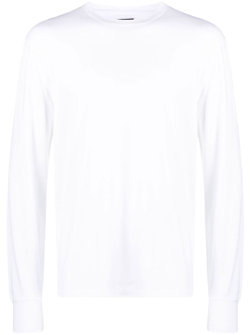 White Long Sleeved Top