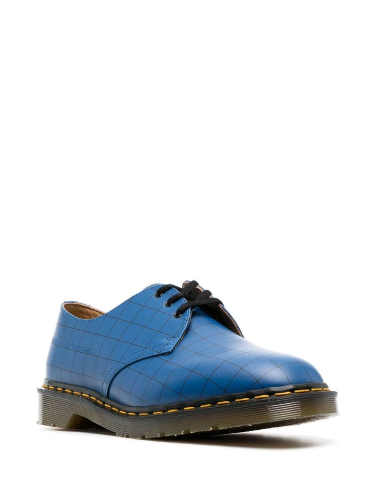 X Undercover Blue 1461 Leather Derby Shoes