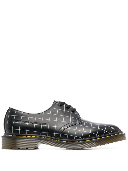 X Undercover Black 1461 Leather Derby Shoes