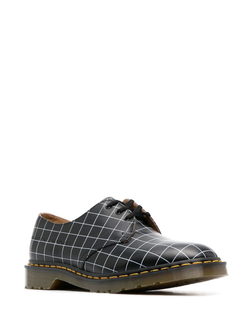 X Undercover Black 1461 Leather Derby Shoes