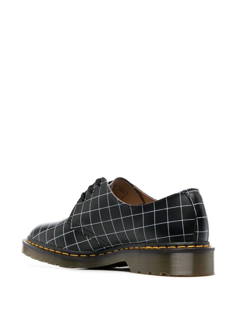 X Undercover Black 1461 Leather Derby Shoes