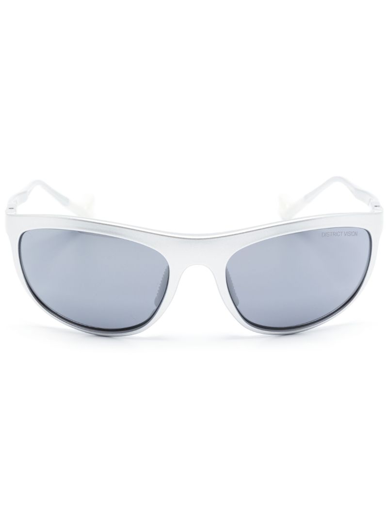 Silver-tone Takeyoshi Altitude Master Sunglasses