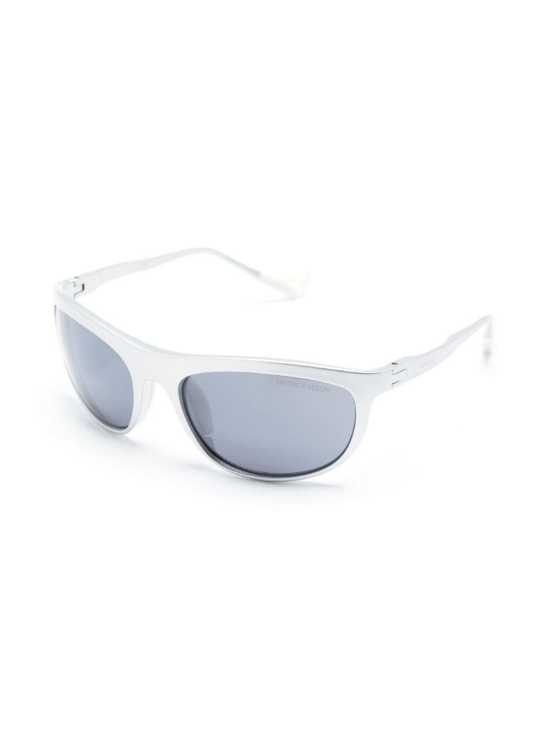 Silver-tone Takeyoshi Altitude Master Sunglasses