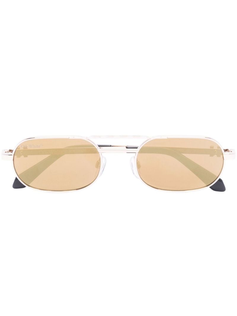 Gold-tone Baltimore Round Sunglasses