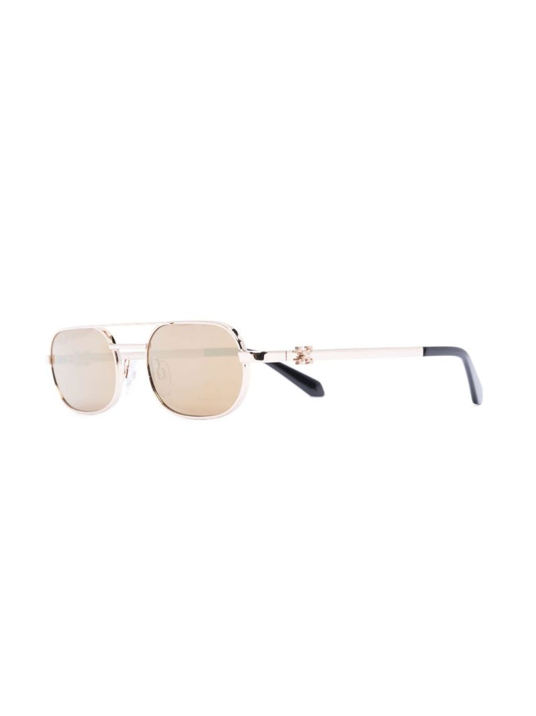 Gold-tone Baltimore Round Sunglasses