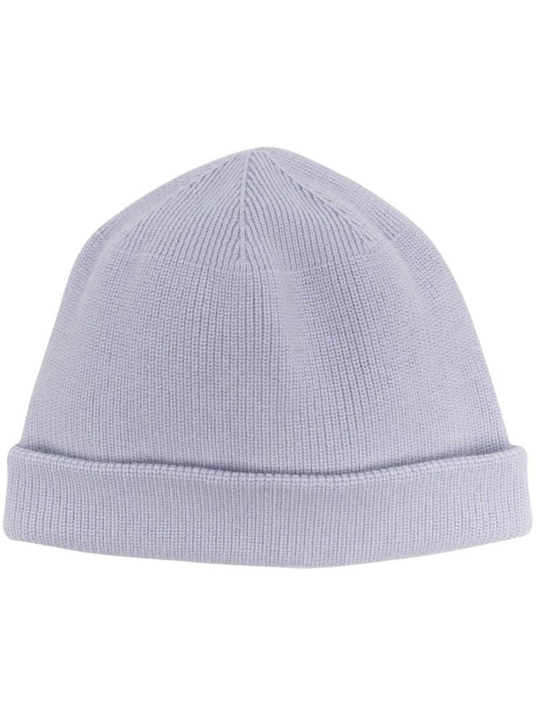 6 1017 Alyx 9sm Purple Logo Patch Wool Beanie