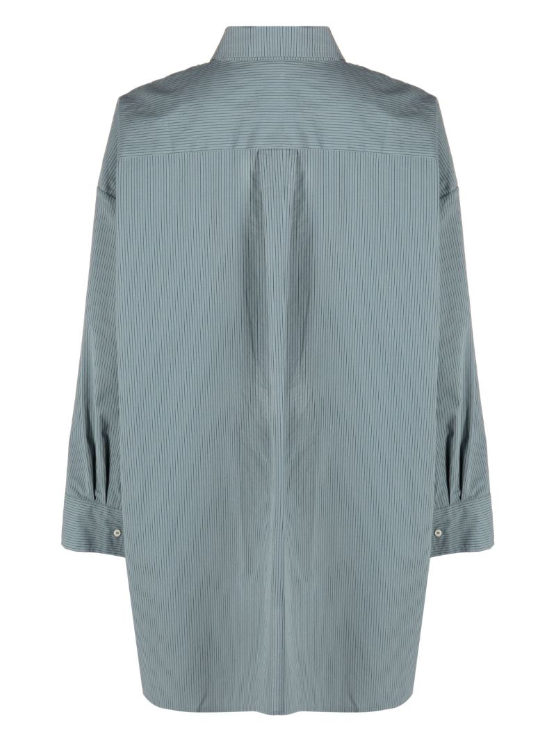 Blue Striped Organic Cotton Nightdress