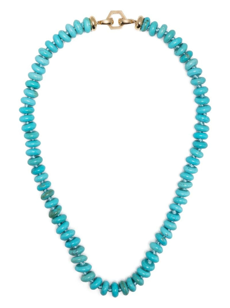 Blue Bead Detail Necklace