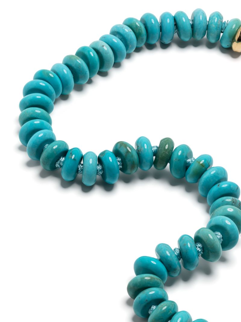 Blue Bead Detail Necklace