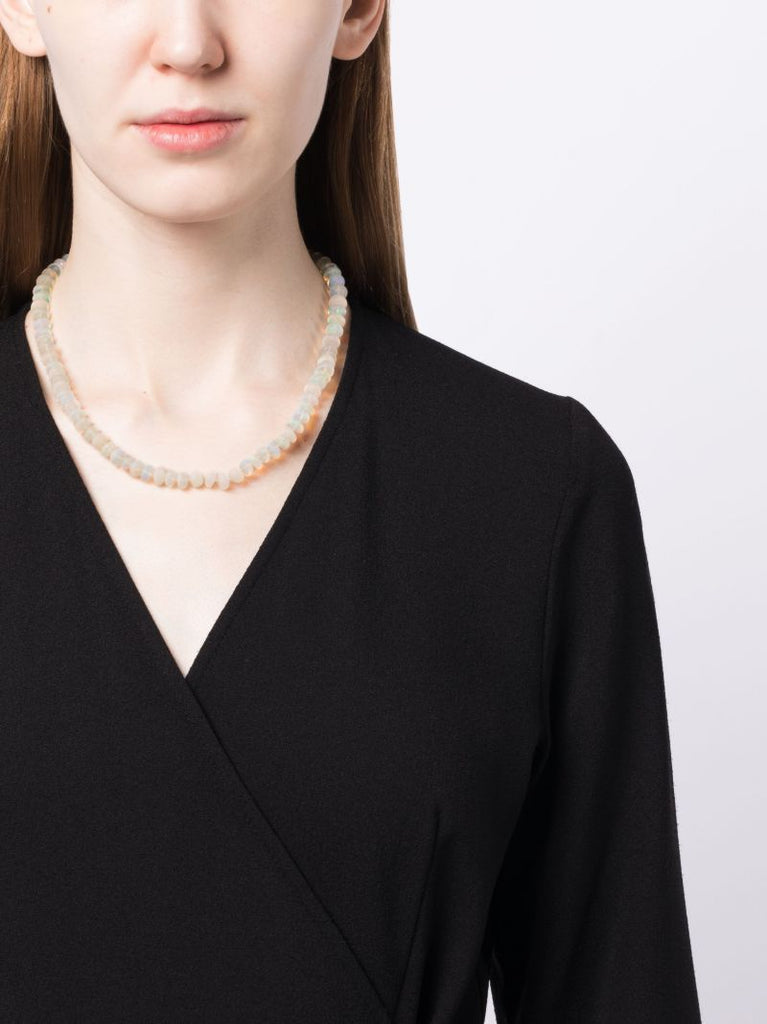 18kt Gold Opal Necklace