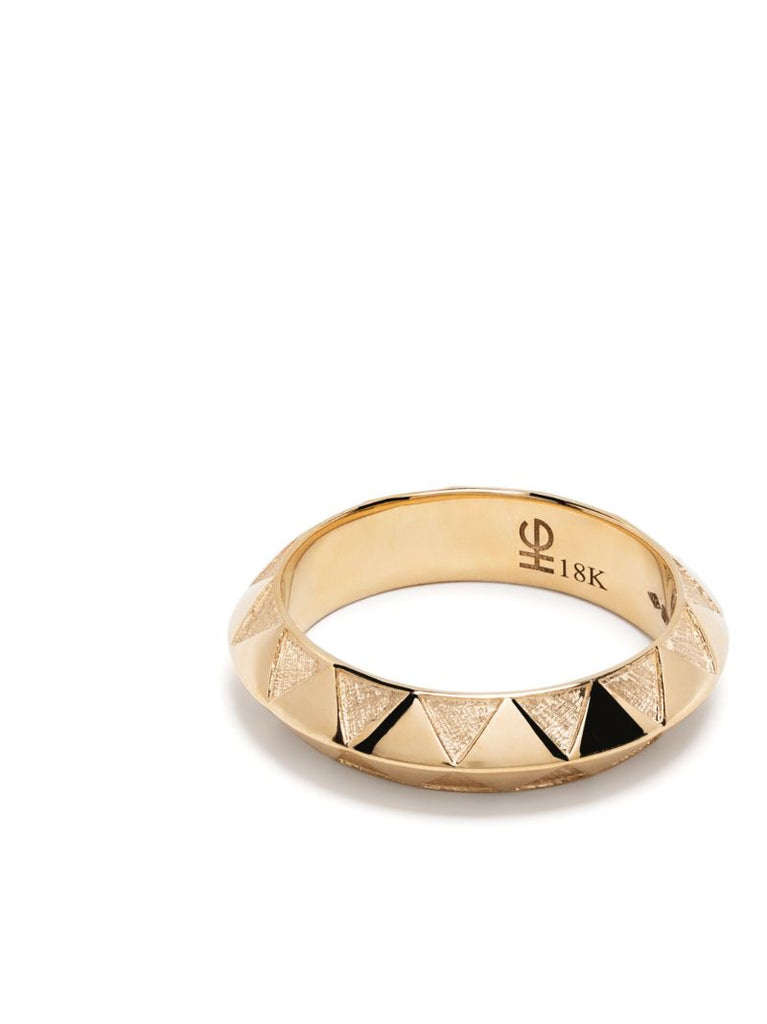 18k Yellow Gold Knife-edge Ring