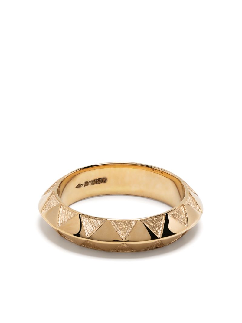 18k Yellow Gold Knife-edge Ring