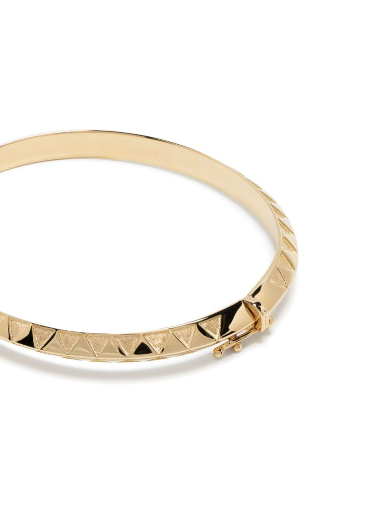 18k Yellow Gold Knife Edge Bangle