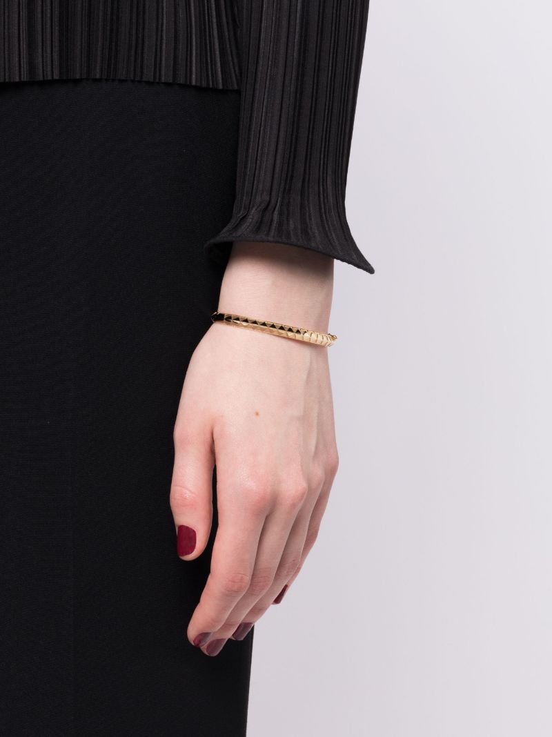 18k Yellow Gold Knife Edge Bangle