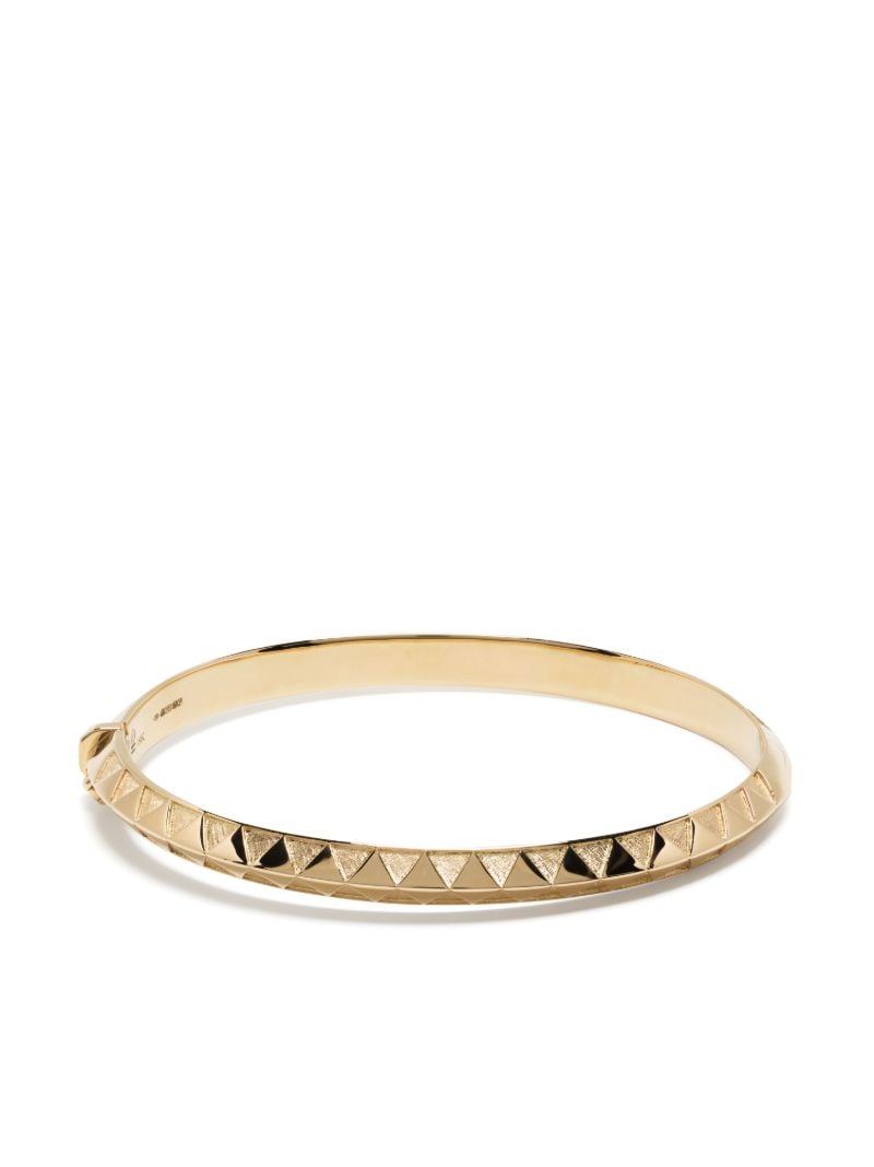 18k Yellow Gold Knife Edge Bangle