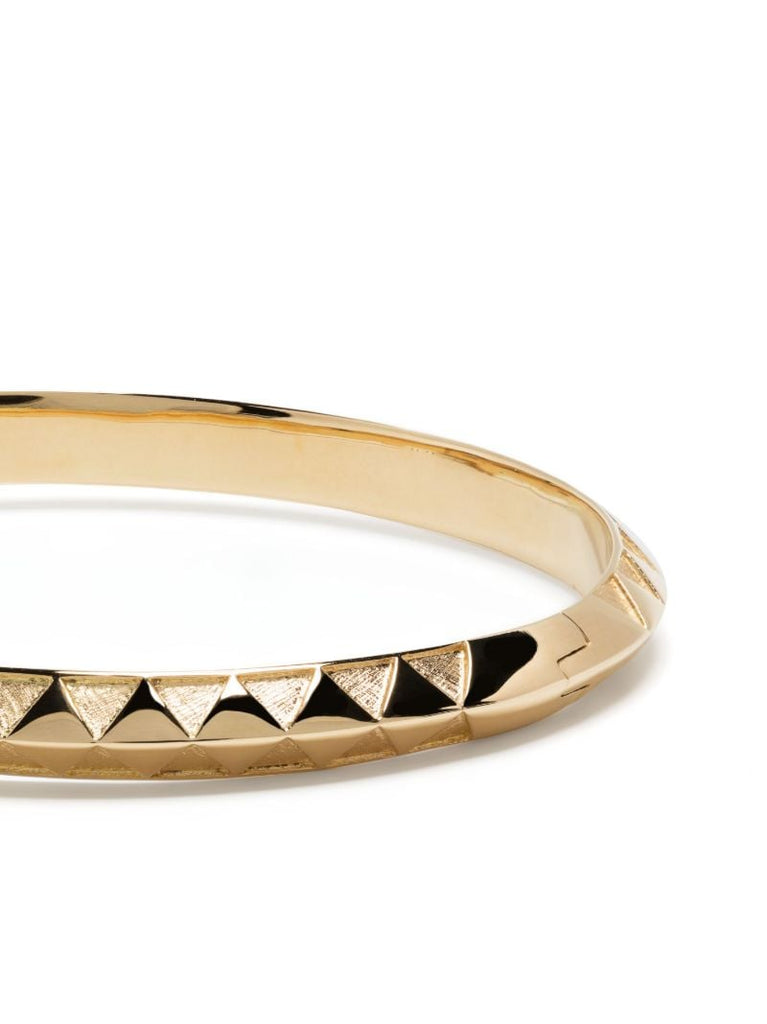 18k Yellow Gold Knife Edge Bangle