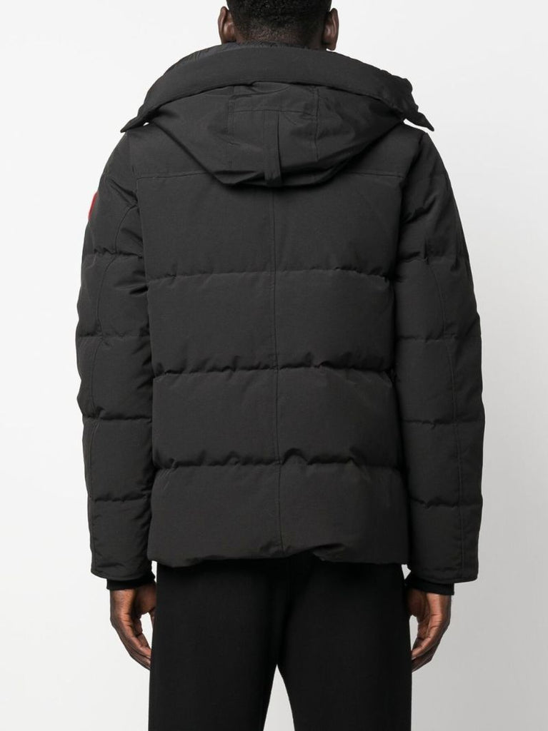 Black Wyndham Hooded Quilted Coat