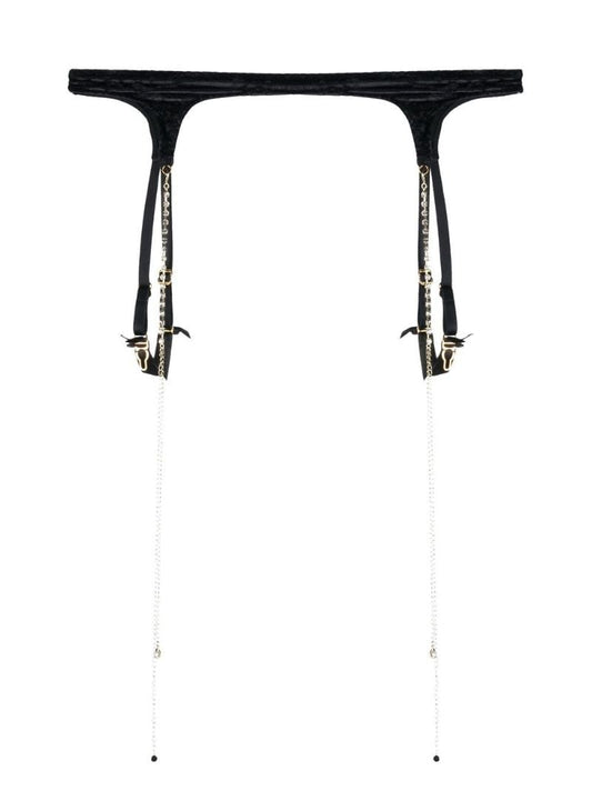 Black Kati Suspender Belt