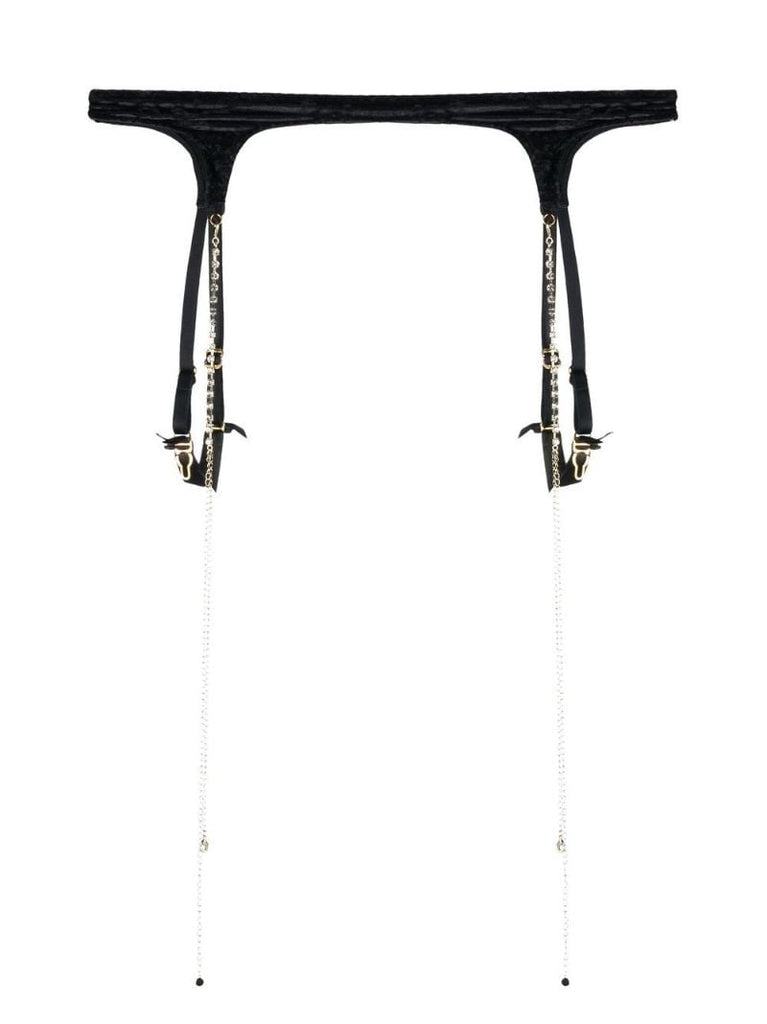 Black Kati Suspender Belt