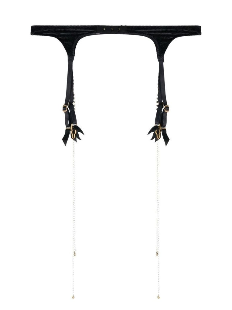 Black Kati Suspender Belt