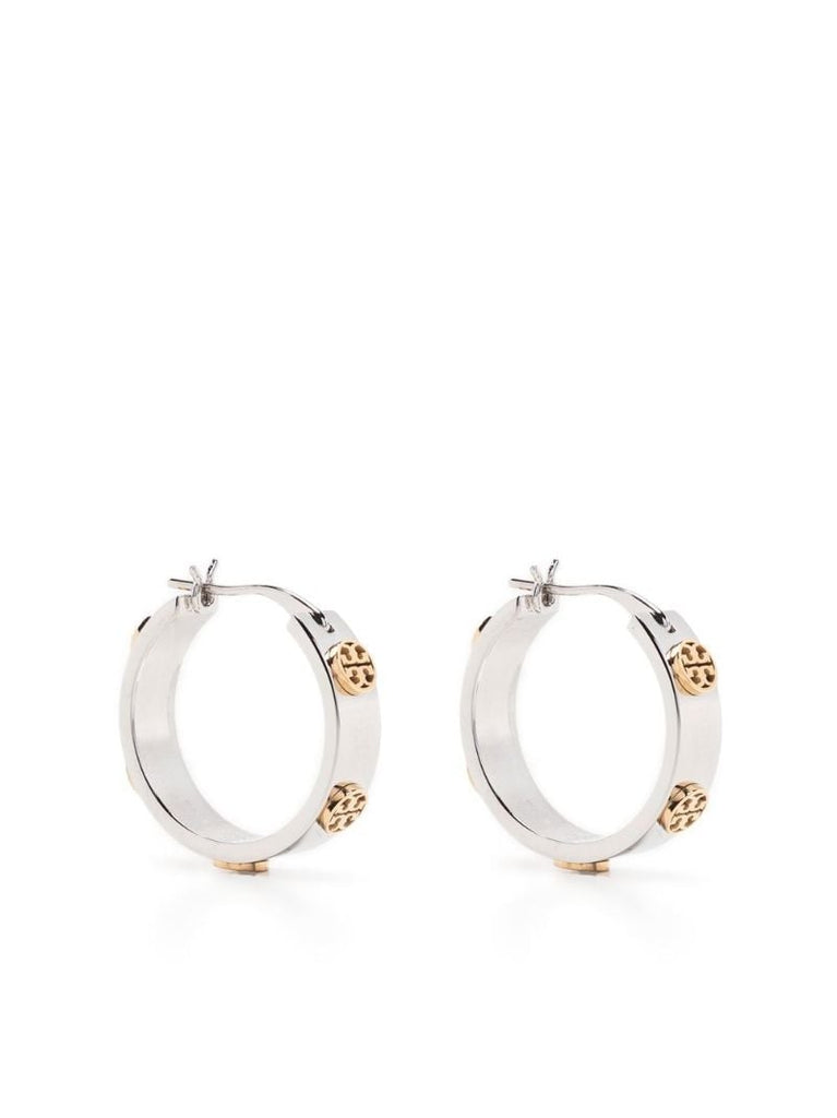 Silver-tone Miller Hoop Earrings