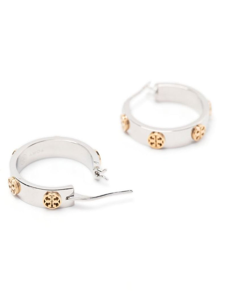 Silver-tone Miller Hoop Earrings
