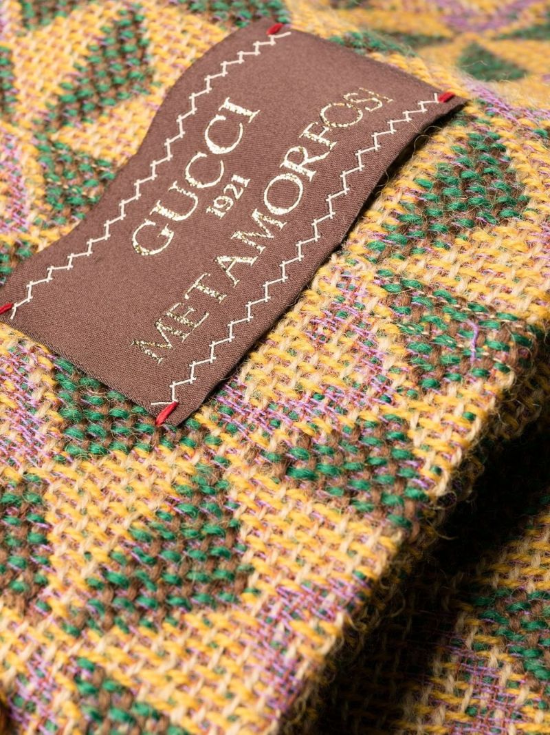 Brown Monogram Rhombi Wool Coat