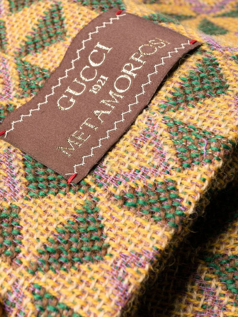 Brown Monogram Rhombi Wool Coat