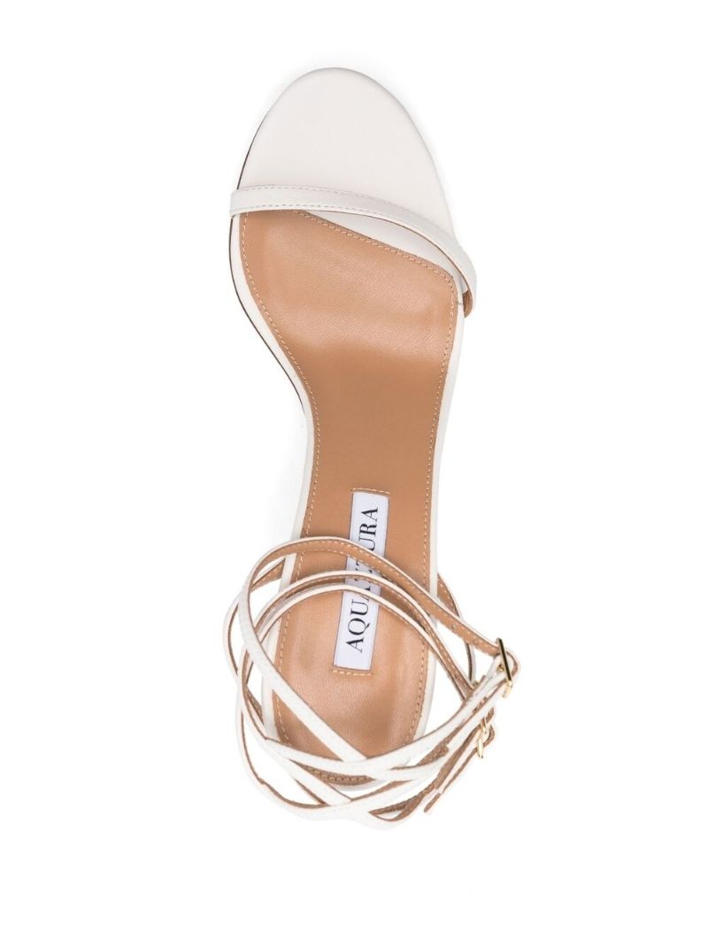 White Essence 85 Leather Sandals