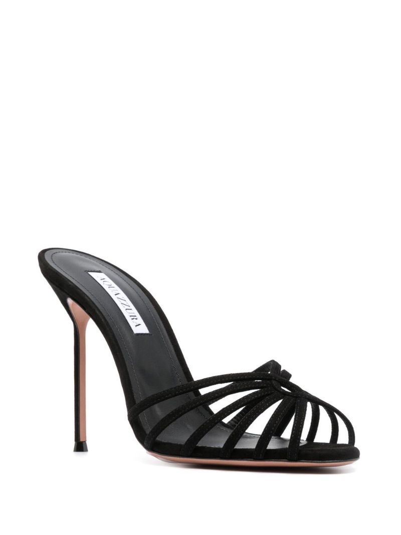 Black Flow 105 Suede Sandals