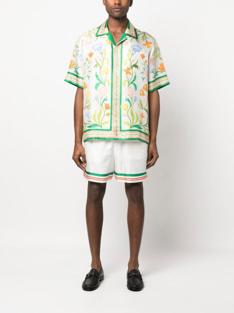 White Tennis Club Icon Silk Shorts