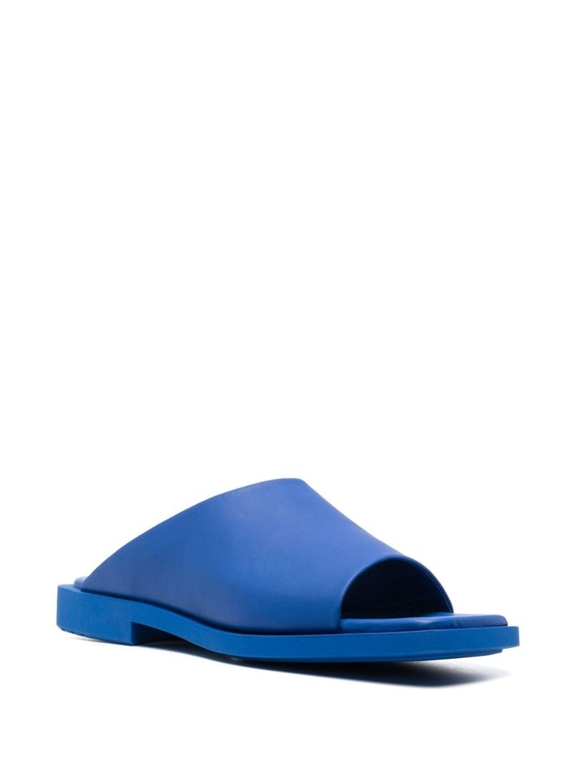 X Bianca Saunders Blue Morant Slides
