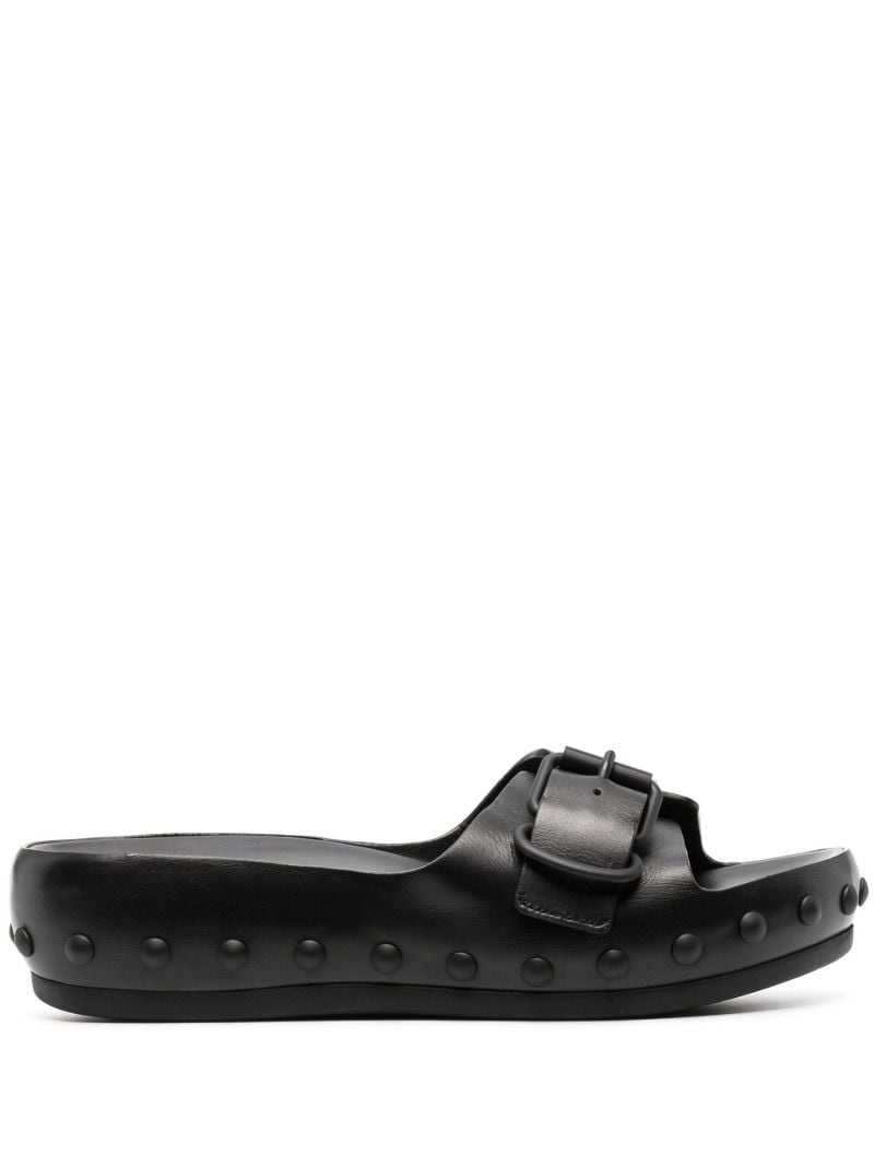 X Natacha Ramsey Levi Leather Slides